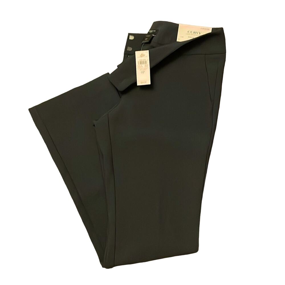 Ann Taylor Dress Pants Charcoal Gray Petite Curvy Fit